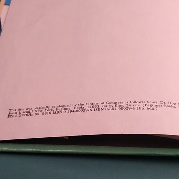 Dr. Seuss 'Hop on Pop' 1963 Book - Picture 5 of 7